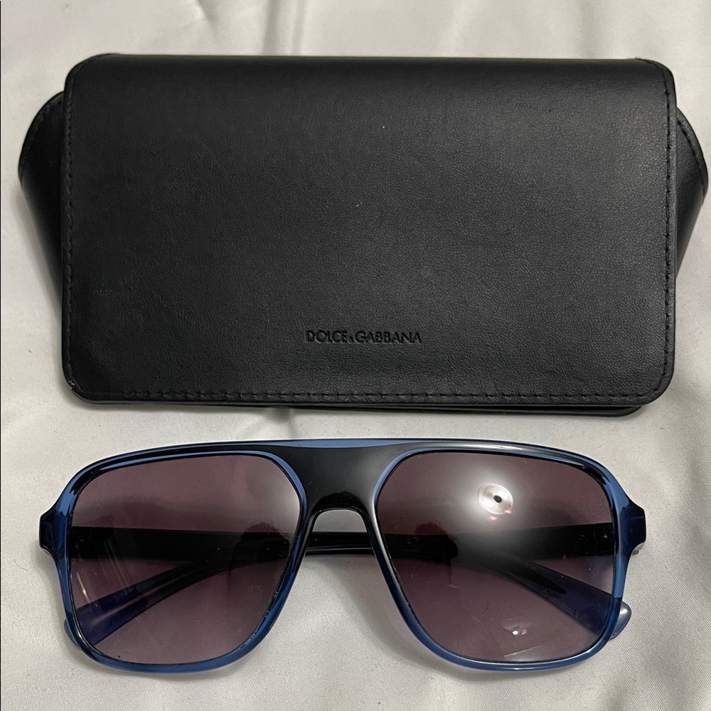 Dolce & Gabbana Navy Blue Sunglasses